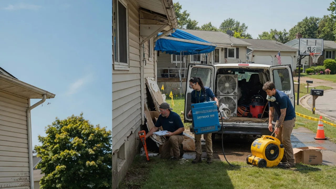 Ceiling Leak Cleanup in Englewood, OH near me