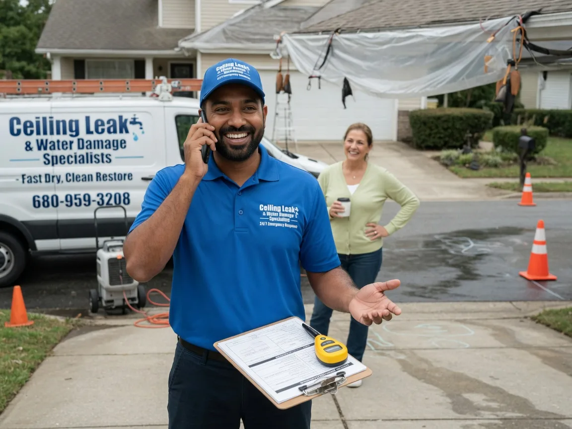 Ceiling Leak Cleanup Englewood, OH FAQs